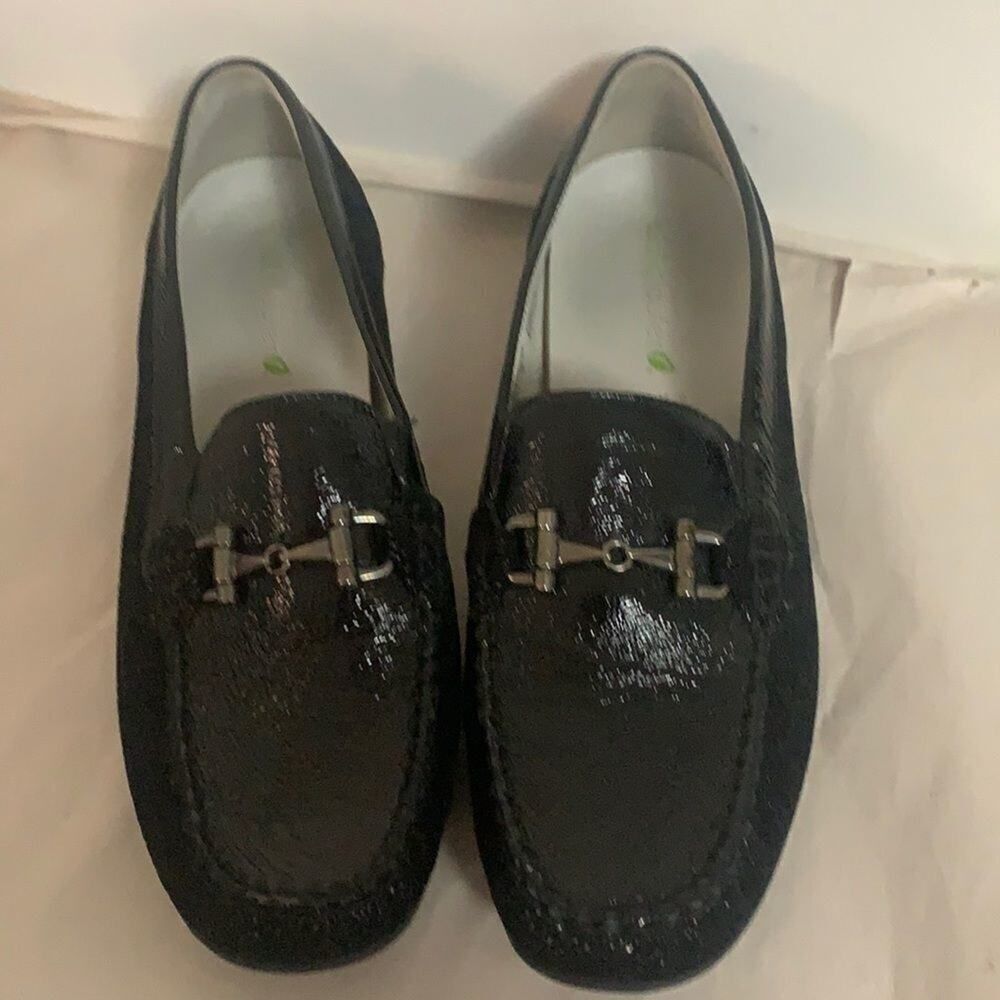 WALDLAUFER MOCCASINS WEITE G BLACK SHOES SIZE GR 5 , 71/2, 9